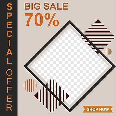 EPS 해외이미지 디자인 일러스트 추상 프레임 사람없음 쇼핑 세일 마름모 베이지색 빅세일 특가판매 해외일러스트 도형 컬러 무늬 파일형식 벡터 이미지허브