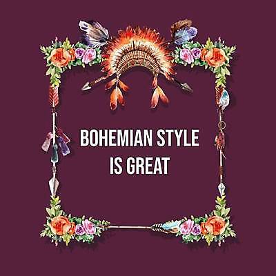 EPS 해외이미지 꽃 잎 일러스트 화살 사각프레임 프레임 사람없음 갈색 깃털 보헤미아 인디언장식 프레임일러스트 해외일러스트 식물 컬러 장식 사각형 파일형식 벡터 이미지허브