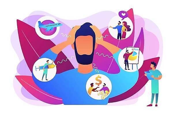 EPS 해외이미지 전신 여자 남자 말풍선 일러스트 스트레스 비행기 주사기 들기 손짓 여러명 상반신 성인 손잡기 동전 하트 불안 두통 공포 원그래프 서류판 정신병 성인만 사회공포증 해외일러스트 모양 감정 다수 돈 의료기기 항공교통 모션 그래프 대중교통 사람 사무용품 질병 정신질환 파일형식 벡터 이미지허브