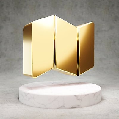 JPG 해외이미지 지도 일러스트 사람없음 3D 디지털 금색 황금 심볼 광택 해외일러스트 컬러 디지털합성 파일형식 이미지허브