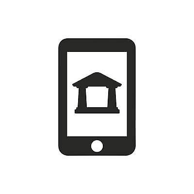 EPS 해외이미지 일러스트 비즈니스 사람없음 스마트폰 모바일뱅킹 해외일러스트 핸드폰 스마트기기 뱅킹 파일형식 벡터 이미지허브