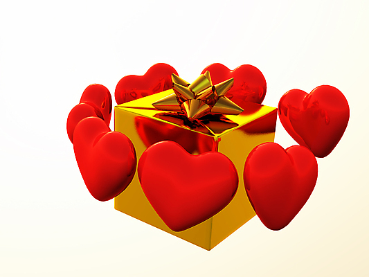 포토 JPG 해외이미지 리본 발렌타인데이 선물 사랑 사람없음 하트 축하 주기 패키지 제의 해외포토 모양 감정 컨셉 모션 데이이벤트 파일형식 이미지허브