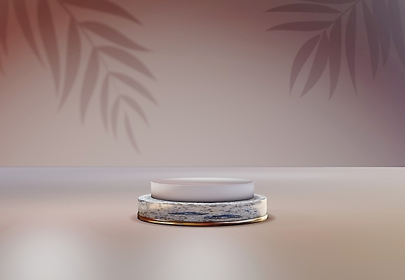 포토 JPG 해외이미지 그림자 사람없음 3D 원형 단상 나뭇잎모양 해외포토 모양 도형 나뭇잎 디지털합성 파일형식 이미지허브