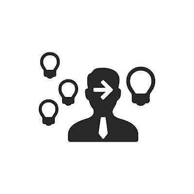 EPS 해외이미지 화살표 일러스트 비즈니스 전구 아이디어 사람모양 사람없음 비즈니스맨 브레인스토밍 해외일러스트 모양 남자 컨셉 직장인 파일형식 벡터 이미지허브