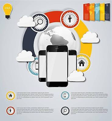 EPS 해외이미지 지구 세계지도 일러스트 비즈니스 전구 돋보기 아이디어 사람모양 사람없음 그래픽 스마트폰 자료 인포그래픽 정보 원형 목차 집모양 해외일러스트 모양 도형 컨셉 지도 핸드폰 스마트기기 세계 파일형식 벡터 이미지허브