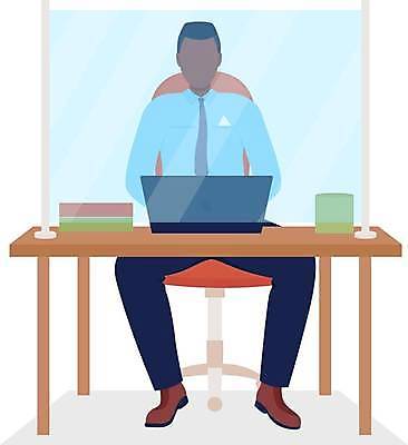 EPS 해외이미지 전신 남자 흑인 일러스트 탁자 직장 한명 성인 노트북 사무실 업무 비즈니스맨 보호 만화 책상 전염병 성인남자한명만 해외일러스트 서양인 1 가구 컨셉 회사 비즈니스 사람 전자제품 작업 직장인 질병 남자한명만 성인남자만 파일형식 벡터 이미지허브