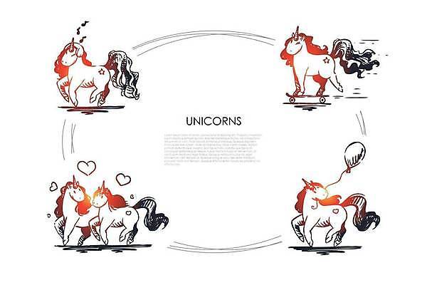 EPS 해외이미지 동물 디자인 커플 행복 어린이 음악 컨셉 무지개 일러스트 모션 상상 동화 생물 요정 뿔 이야기 사랑 그래픽 장식 세트 귀여움 꿈 스케이트보드 그룹 낙서 연결 신비 만화 스케치 심볼 오브젝트 사인 손그림 갈기 공상 마법 조랑말 고립 유니콘 가상 해외일러스트 자연요소 감정 관계 문화예술 미술 사람 말_동물 보드_스포츠 파일형식 벡터 이미지허브