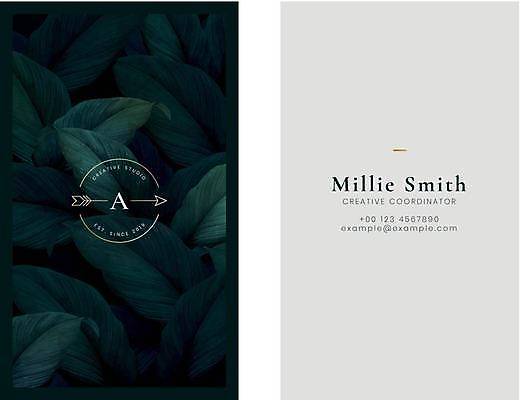 EPS 해외이미지 디자인 잎 일러스트 비즈니스 명함 명함템플릿 화살 사람없음 초록색 회색 원형 가로명함 해외일러스트 도형 식물 템플릿 컬러 파일형식 벡터 이미지허브