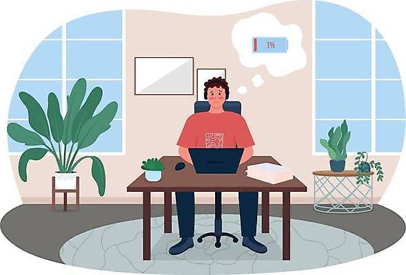 EPS 해외이미지 전신 남자 일러스트 스트레스 직장 피곤 한명 앉기 성인 사무실 비즈니스맨 만화 책상 업무과다 성인남자한명만 해외일러스트 1 가구 컨셉 회사 비즈니스 모션 사람 업무 직장인 남자한명만 성인남자만 파일형식 벡터 이미지허브