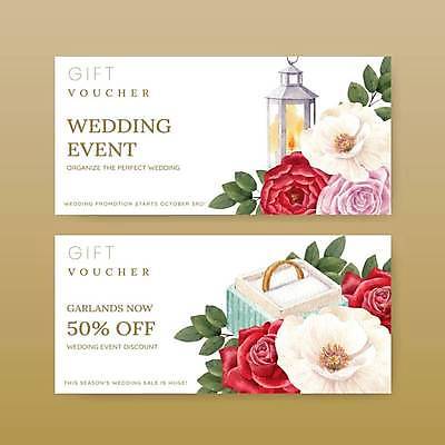 EPS 해외이미지 템플릿 결혼 잎 일러스트 이벤트 사람없음 장미 세일 바구니 흰색 램프 티켓 상품권 해외일러스트 식물 꽃 컬러 조명 파일형식 벡터 이미지허브