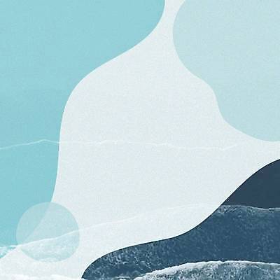 EPS 해외이미지 파도 하늘색 백그라운드 일러스트 사람없음 얼룩 해외일러스트 바다 파란색 파일형식 벡터 이미지허브