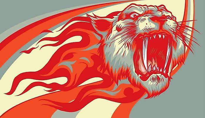 EPS 해외이미지 클립아트 동물 실루엣 야생동물 스포츠 일러스트 자국 불 불꽃 그래픽 가로 달리기 머리 점프 검은색 고양이 분노 호랑이 공격 만화 문신 심볼 사인 날카로움 육식동물 불만 충전 부족 구성 마스코트 어려움 집게발 해외일러스트 자연요소 감정 컬러 컨셉 포유류 모션 촬영기법 신체부위 반려동물 파일형식 벡터 이미지허브