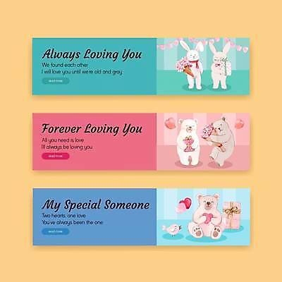 EPS 해외이미지 템플릿 배너 커플 가로배너 분홍색 꽃다발 동물캐릭터 하늘색 프로포즈 여러마리 일러스트 곰 조류 사랑 들기 사람없음 선물상자 하트 토끼 가랜드 배너세트 해외일러스트 일러캐릭터 모양 동물 캐릭터 꽃 감정 컬러 다수 포유류 관계 모션 선물 가로 파란색 반려동물 세트 상자 파티용품 파일형식 벡터 이미지허브