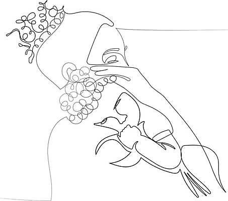 EPS 해외이미지 여자 어린이 라인일러스트 일러스트 안기 포옹 모녀 사랑 상반신 성인 두명 화목 다정 라인아트 손그림 드로잉 여자만 해외일러스트 딸 감정 선 컨셉 가족 모션 엄마 미술 사람 파일형식 벡터 이미지허브