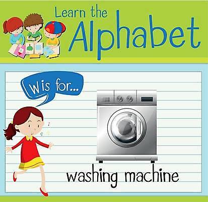 EPS 해외이미지 전신 영어 여자 남자 어린이 말풍선 일러스트 영어교육 소년 여러명 상반신 단어 학습 걷기 세탁기 단어공부 휘파람 어린이만 단어장 해외일러스트 문자 교육 다수 모션 사람 공책 가전제품 파일형식 벡터 이미지허브