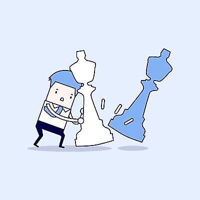 EPS 해외이미지 남자 하늘색 이동 일러스트 한명 들기 성인 경쟁 비즈니스맨 체스말 체스 밀기 비즈니스캐릭터 성인남자한명만 해외일러스트 일러캐릭터 캐릭터 1 컨셉 비즈니스 모션 놀이 사람 파란색 말_게임 직장인 남자한명만 성인남자만 파일형식 벡터 이미지허브