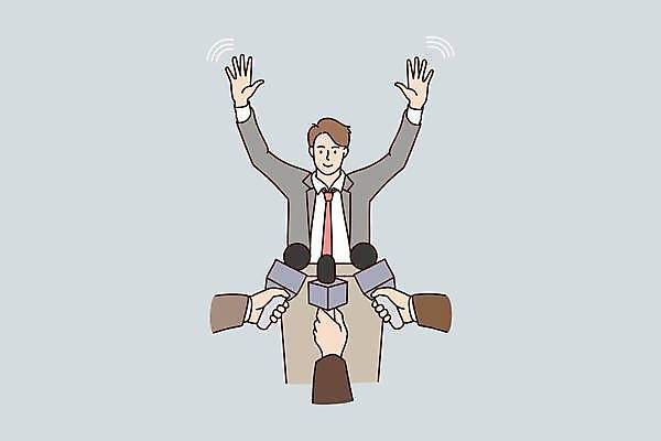 EPS 해외이미지 라이프스타일 손 남자 일러스트 한명 들기 상반신 성인 일상 신체부위 회색 기자 마이크 인터뷰 강대상 손흔들기 성인남자한명만 해외일러스트 직업 1 컬러 음향기기 모션 사람 라이프 생활 단상 남자한명만 성인남자만 파일형식 벡터 이미지허브