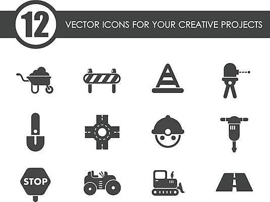 EPS 해외이미지 도로 얼굴 일러스트 건설업 사람모양 공사 사람없음 표지판 중장비 정지 불도저 삽 드릴 트랙터 안전가드 외발수레 칼라콘 건설근로자 해외일러스트 모양 직업 산업 길 교통시설 모션 알림판 신체부위 수레 공구 산업장비 안전장비 농기계 특수차량 파일형식 벡터 이미지허브