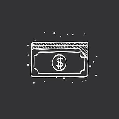 EPS 해외이미지 돈 일러스트 사람없음 검은색 해외일러스트 컬러 재산 파일형식 벡터 이미지허브