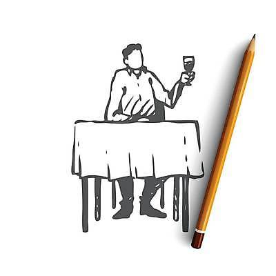 EPS 해외이미지 응시 남자 가구 컨셉 와인잔 의자 일러스트 탁자 휴식 한명 들기 앉기 성인 내부 식당 와인 스케치 손그림 바텐더 얼굴없음 성인남자한명만 해외일러스트 1 시선 생활용품 술잔 모션 주류 미술 사람 상점 남자한명만 성인남자만 파일형식 벡터 이미지허브