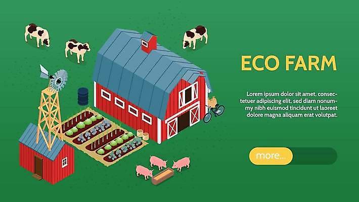 EPS 해외이미지 밭 여러마리 일러스트 사람없음 건물 초록색 농장 농사 자전거 돼지 젖소 창고 에코 친환경 외양간 해외일러스트 건축물 컬러 다수 농업 포유류 환경 바이크 소 파일형식 벡터 이미지허브