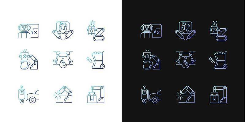 EPS 해외이미지 클립아트 디자인 산업 선 컨셉 농업 일러스트 미술 경사 파란색 빛 세트 픽토그램 약 디지털 웹 어둠 도움 플랫 제조 야간 심볼 로봇 사인 그림 심플 윤곽 네온 팩 시스템 조립 드론 방법 얇은 자동화 터키석 테마 항목 방식 AI_인공지능 해외일러스트 자연요소 컬러 인터넷 의학 문화예술 화장품 보석 파일형식 벡터 이미지허브