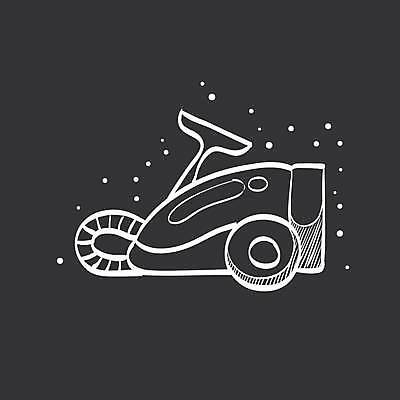 EPS 해외이미지 일러스트 사람없음 검은색 청소기 스타일 해외일러스트 컬러 전자제품 청소도구 파일형식 벡터 이미지허브