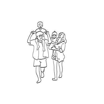 EPS 해외이미지 라이프스타일 여자 남자 딸 행복 아들 어린이 라인일러스트 일러스트 가족 엄마 남편 웃음 소년 여러명 걷기 손잡기 아내 목말 아빠 라인아트 손그림 들어올리기 해외일러스트 감정 선 다수 관계 모션 표정 사람 생활 파일형식 벡터 이미지허브