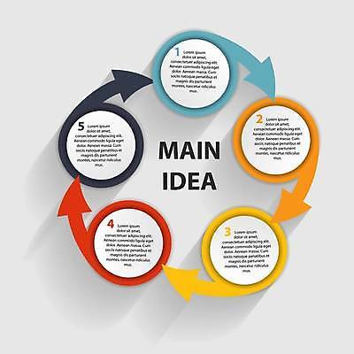 EPS 해외이미지 화살표 일러스트 비즈니스 사람없음 그래픽 숫자 자료 인포그래픽 순환 엘리먼트 목차 해외일러스트 문자 모션 파일형식 벡터 이미지허브
