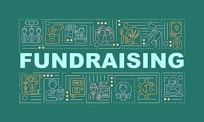 EPS 해외이미지 디자인 선 백그라운드 컨셉 돈 일러스트 타이포그라피 사람없음 초록색 단어 모금 모금운동 모금활동 레터링 자선단체 해외일러스트 문자 캠페인 컬러 그룹 재산 자선 파일형식 벡터 이미지허브