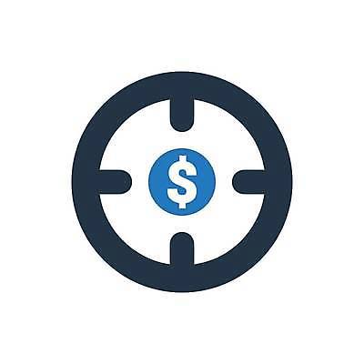 EPS 해외이미지 일러스트 비즈니스 사람없음 달러 목표 조준 해외일러스트 컨셉 돈 파일형식 벡터 이미지허브