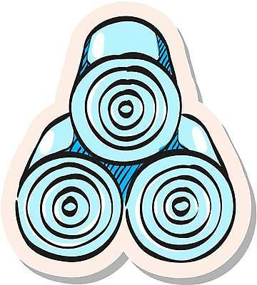 EPS 해외이미지 손 산업 종이 스티커 일러스트 비즈니스 공장 픽토그램 기계 작업실 제조 인쇄 만화 천 심볼 상업 롤 언론 방법 공급 해외일러스트 공업 신체부위 직물 파일형식 벡터 이미지허브