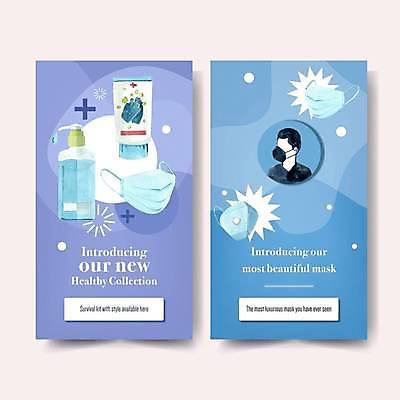 EPS 해외이미지 템플릿 남자 일러스트 마스크 한명 상반신 성인 파란색 보라색 성인남자한명만 코로나바이러스 손소독제 생활방역 손소독 델타변이바이러스 해외일러스트 1 컬러 사람 바이러스 방역 소독 소독제 남자한명만 성인남자만 파일형식 벡터 이미지허브