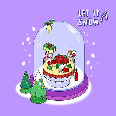 PSD 나무 부부 여자 남자 별 크리스마스 겨울 와인잔 일러스트 식탁 함께함 크리스마스선물 들기 상반신 성인 타이포그라피 두명 선물상자 와인 꽃병 보라색 와인병 스노글로브 포인세티아 크리스마스디너 함박눈 황금종 성인만 국내일러스트 자연요소 식물 문자 커플 계절 기념일 꽃 컬러 컨셉 술잔 모션 탁자 병_용기 주류 눈_날씨 선물 사람 장식 상자 저녁식사 종 파일형식