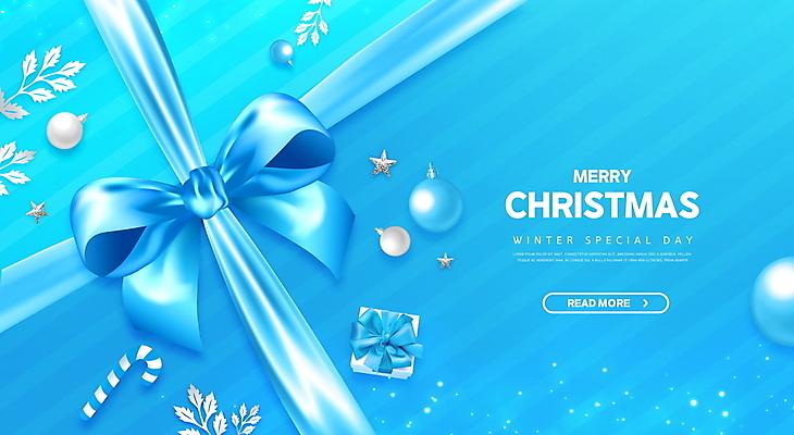 PSD 편집이미지 별 리본 하늘색 잎 크리스마스 이벤트 타이포그라피 사람없음 선물상자 세일 지팡이사탕 오너먼트 이미지편집 자연요소 식물 문자 기념일 크리스마스장식 사탕 선물 파란색 상자 파일형식