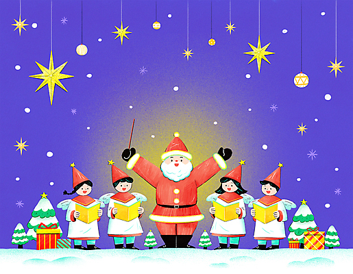 전신 PSD 나무 여자 노년 남자 행복 별 기독교 어린이 크리스마스 겨울 날개 일러스트 노래 동화 서기 들기 소녀 이벤트 소년 여러명 선물상자 산타클로스 보라색 눈 찬송가 악보 지휘봉 지휘자 지휘 성가대 오너먼트 국내일러스트 자연요소 식물 계절 기념일 감정 종교 음악 컬러 다수 크리스마스장식 모션 날씨 선물 사람 성인 상자 음악가 합창 파일형식