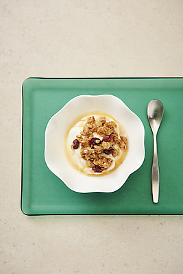 포토 JPG 스튜디오촬영 접시 유제품 쟁반 실내 사람없음 하이앵글 숟가락 시리얼 기호식품 꿀 발효음식 크랜베리 베이지색배경 그래놀라 그릭요거트 국내포토 식기 열매 음식 뷰포인트 백그라운드 수저 내부 요거트 베이지색 파일형식