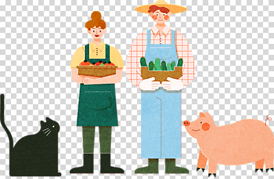 전신 편집 편집이미지 여자 남자 두마리 토마토 오이 서기 들기 누끼 성인 두명 바구니 자연보호 고양이 앞치마 돼지 농부 멜빵바지 밀짚모자 채식 에코라이프 PNG 채식주의자 성인만 편집소스 비건 직업 모자_잡화 라이프스타일 2 채소 바지 포유류 모션 자연 사람 반려동물 보호 멜빵 에코 파일형식