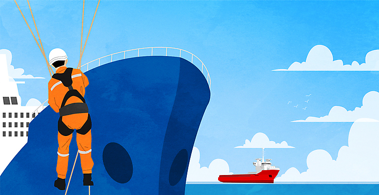 전신 구름 남자 바다 하늘색 일러스트 노동자 작업복 한명 성인 항구 안전모 안전장비 조선소 산업현장 조선업 선박 성인남자한명만 국내일러스트 AI파일 자연요소 직업 1 옷 산업 수상교통 교통시설 안전 사람 파란색 장비 헬멧 남자한명만 성인남자만 파일형식 벡터