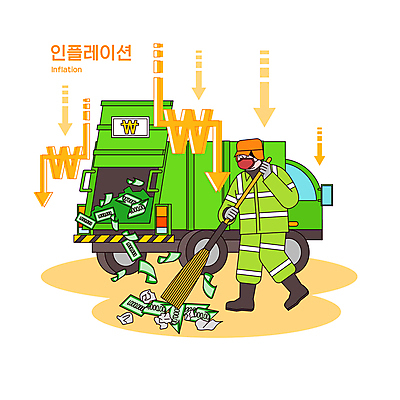 전신 남자 화살표 지폐 돈 일러스트 마스크 한명 서기 들기 성인 초록색 주황색 쓰레기 하락 빗자루 청소 먼지 가치 청소부 쓰레기차 쓸기 환경미화원 성인남자한명만 인플레이션 국내일러스트 AI파일 직업 1 컬러 컨셉 모션 자동차 사람 경제 재산 청소도구 남자한명만 성인남자만 파일형식 벡터