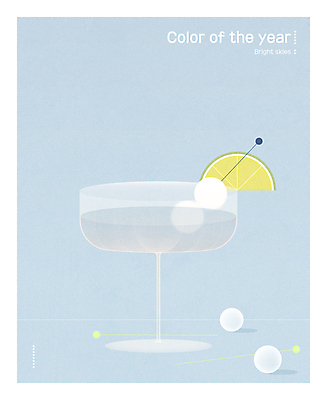 백그라운드 일러스트 타이포그라피 사람없음 유행 칵테일 올리브 칵테일잔 라임 마티니 2022년 트렌드컬러 스푼슈거 국내일러스트 AI파일 문자 열매 컬러 술잔 과일 주류 파란색 연도 파일형식 벡터 트랜드컬러