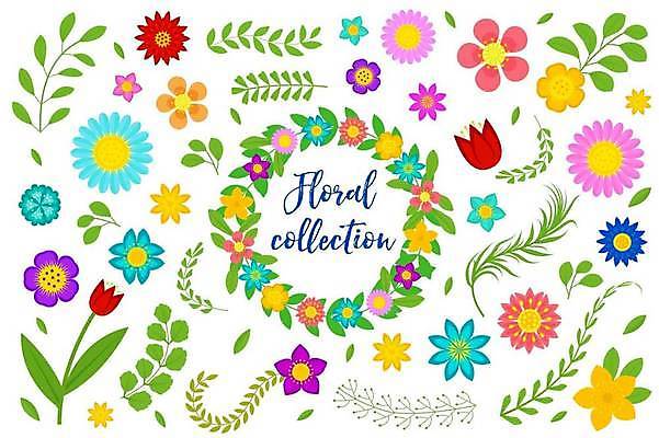 EPS 해외이미지 꽃 백그라운드 잎 꽃무늬 꽃백그라운드 일러스트 프레임 글자캘리그라피 사람없음 원형 해외일러스트 도형 식물 무늬 캘리그라피 파일형식 벡터 이미지허브