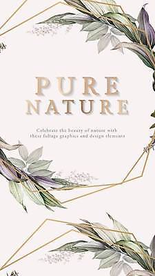 EPS 해외이미지 꽃 분홍색 잎 일러스트 프레임 사람없음 빈티지 보테니컬아트 해외일러스트 식물 컬러 컨셉 파일형식 벡터 이미지허브