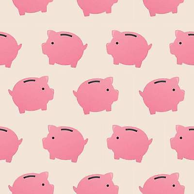 EPS 해외이미지 디자인 분홍색 일러스트 사람없음 돼지저금통 해외일러스트 컬러 저금통 파일형식 벡터 이미지허브