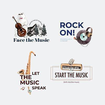 EPS 해외이미지 나무 연주 음표 일러스트 타이포그라피 사람없음 헤드셋 피아노건반 색소폰 마이크 북극곰 첼로 엘리먼트 해외일러스트 식물 문자 기호 음악 음향기기 곰 헤드폰 건반 피아노 목관악기 파일형식 벡터 찰현악기 이미지허브