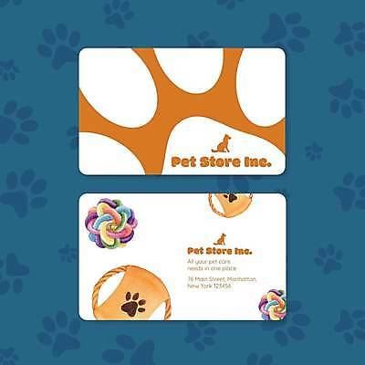 EPS 해외이미지 일러스트 공 명함 사람없음 반려동물 장난감 주황색 흰색 애견용품 개발자국 애견샵 해외일러스트 반려용품 동물 컬러 발자국 오브젝트 파일형식 벡터 이미지허브