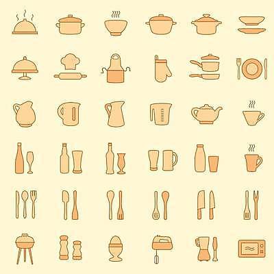 EPS 해외이미지 식기 접시 실루엣 커피 음료 음식 포크 일러스트 유리 주전자 주방용품 맥주 요리 컵 세트 주방 식당 숟가락 요리사 앞치마 기구 도구 공구 사발 칼 전자레인지 냄비 찻주전자 수집 믹서 심볼 고립 해외일러스트 직업 생활용품 재질 주류 촬영기법 수저 상점 가전제품 레인지 사기그릇 솥 파일형식 벡터 이미지허브