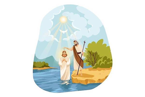 EPS 해외이미지 남자 기독교 종교 일러스트 새로움 함께함 이야기 사람 물 빛 강 성경 희망 천주교 기도 예수 영혼 역사 플랫 성자 축복 씻기 심볼 장면 증거 신성 천국 귀족 복음 세례 숭배 신앙심 해외일러스트 자연요소 감정 컨셉 종교용품 청결 신_종교 파일형식 벡터 이미지허브