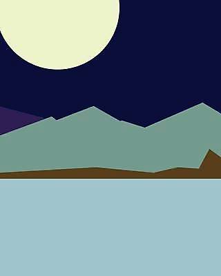 EPS 해외이미지 디자인 포스터 호수 바다 일러스트 하늘 기술 미술 풍경 물 빛 강 컬러풀 태양 라벨 맑음 기하학 발생 스타일 수평선 해외일러스트 자연요소 컬러 무늬 날씨 문화예술 프레임 파일형식 벡터 이미지허브