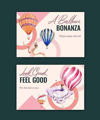 EPS 해외이미지 전신 드레스 여자 리본 일러스트 상반신 성인 두명 축제 열기구 발레리나 성인여자만 해외일러스트 옷 항공교통 사람 발레 여자만 성인만 파일형식 벡터 이미지허브